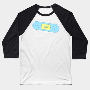 ATEEZ blue and yellow bandage Baseball T-Shirt